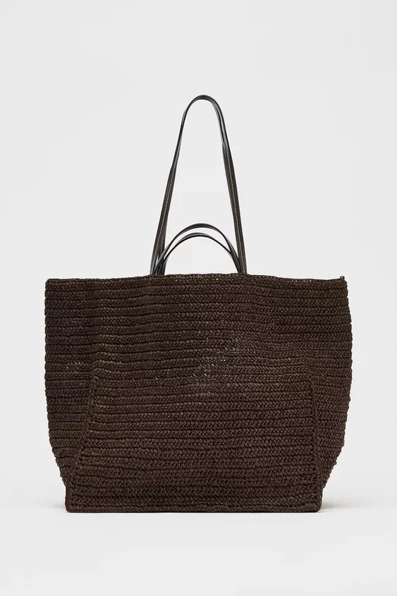 WOVEN TOTE BAG | Zara US