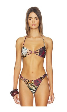 Tiger Mist Sharli Bikini Top in Multi from Revolve.com | Revolve Clothing (Global)
