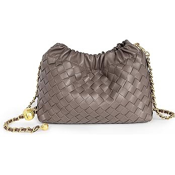Joryin Woven Women's Crossbody Bag & Evening Purse, Trendy Dumpling Clutch & Hobo Cloud Shoulder ... | Amazon (US)