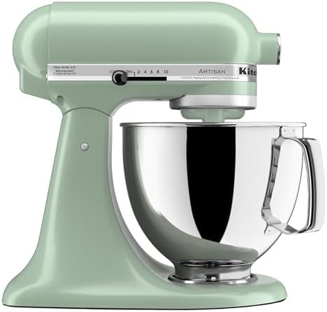 KitchenAid Artisan Series 5 Quart Tilt-Head Stand Mixer, KSM150PS, Cardamom | Amazon (US)