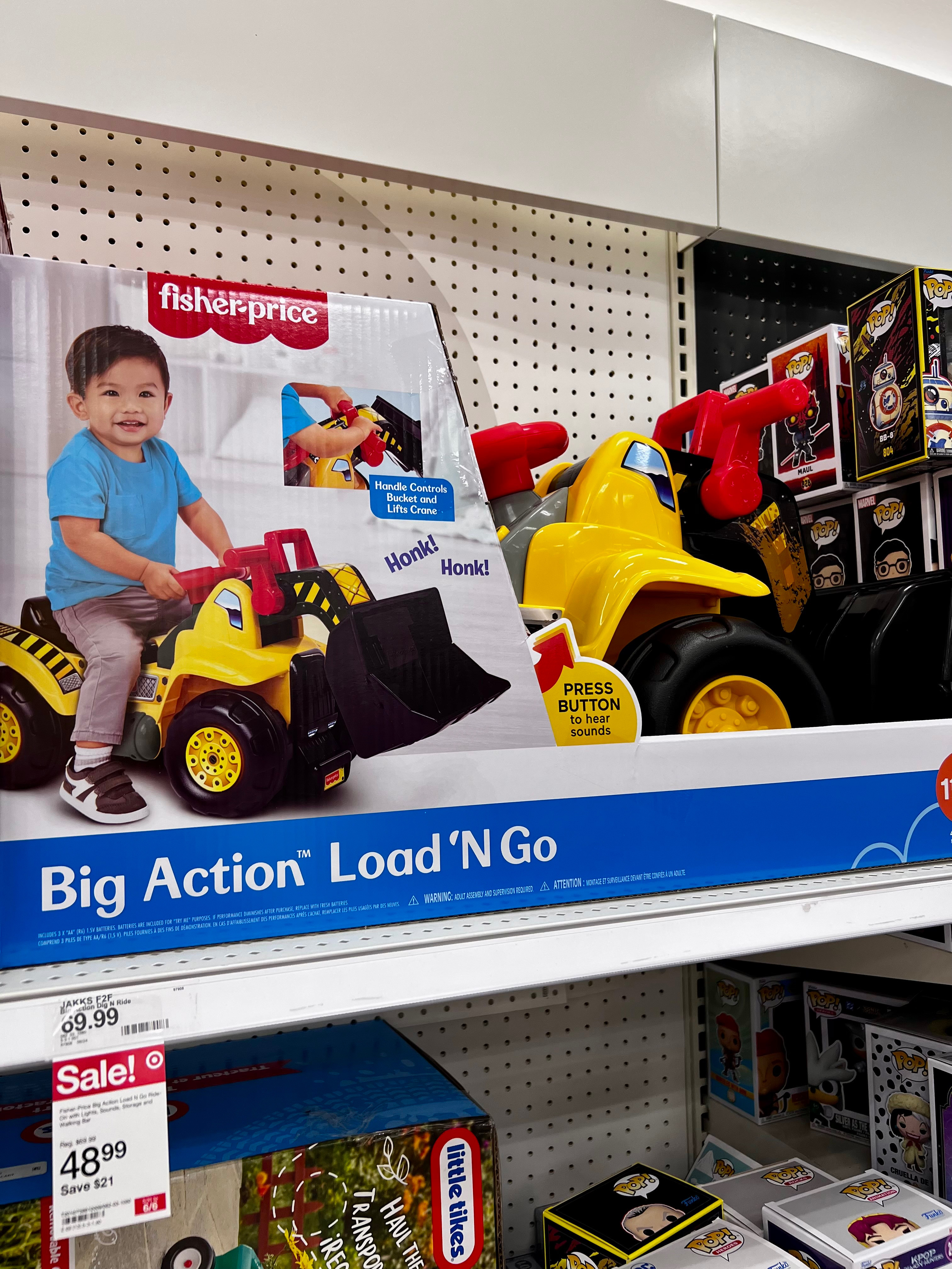 OMG!!! 😱You guys!!! This Fisher-price Big Action Load N' Go ride on construction truck at Target is on sale right now for only $49!! 🤩 

 #LTKmomlife #LTKBaby #LTKKids