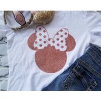 Disney Shirts/Disney Ears/Glitter Rose Gold Disney Minnie Mouse Shirt/Disney Shirts for Women/Disney Family Shirts/Minnie Mouse Ears/Disney | Etsy (US)