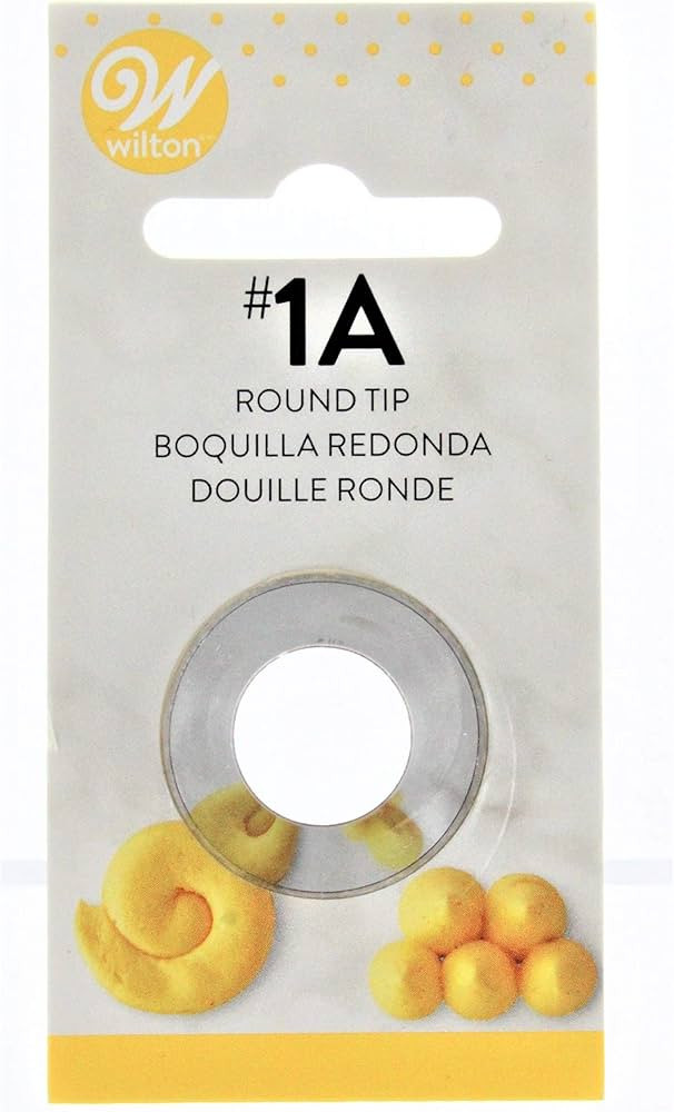 Wilton Decorating Tip-1A Round Carded, Package May Vary | Amazon (US)