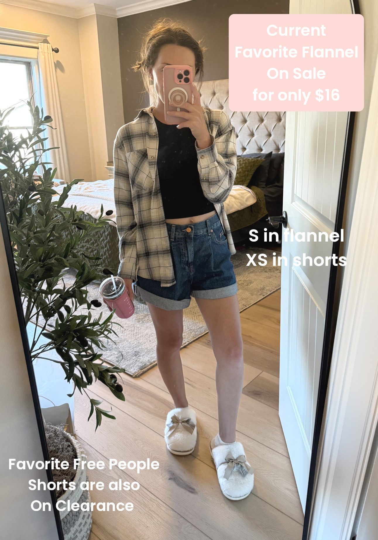 My favorite fall flannel is on sale for only $16 🙌 Super soft and great quality, perfect oversized fit

My favorite free people denim shorts are also on clearance at Belk 

S in flannel / XS in shorts 

#LTKootd #LTKmomlife #LTKgrwm
