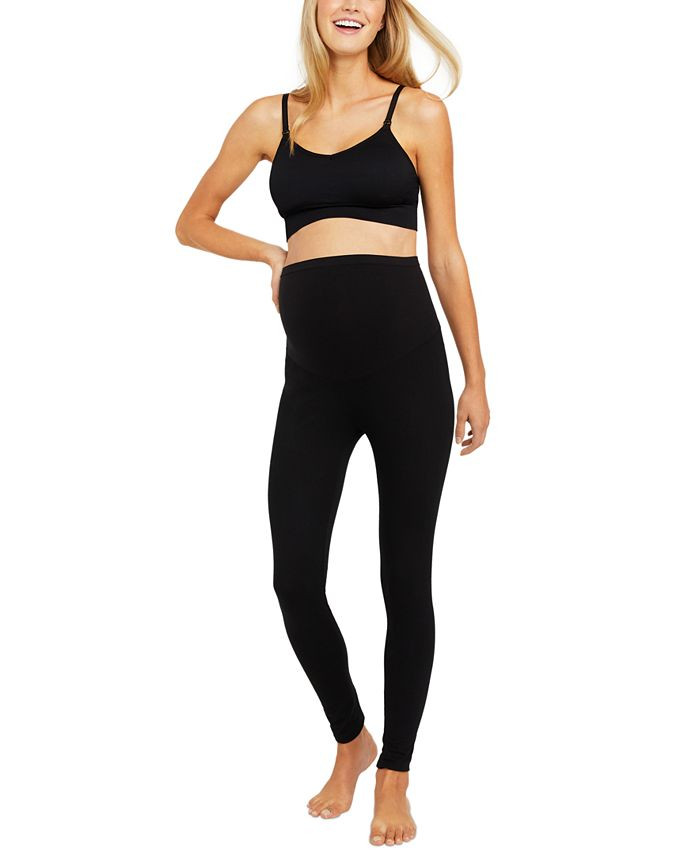 Motherhood Maternity Seamless Rib Knit Maternity And Nursing Bra With Brrr Triple Chill & Reviews... | Macys (US)