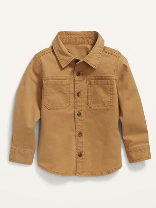 Unisex Twill Workwear Shacket for Toddler | Old Navy (CA)