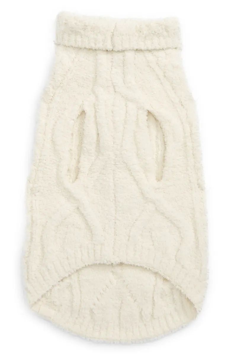 Diamond Cable Pet Sweater | Nordstrom