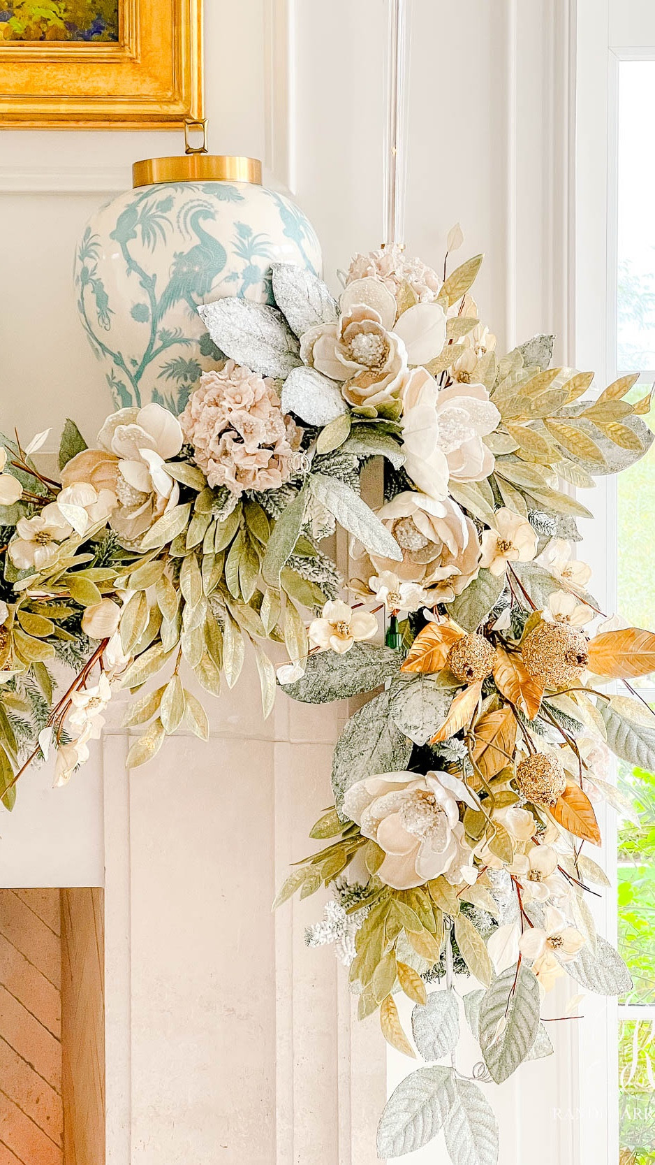 The most gorgeous Christmas garland with magnolia, dogwood and pomegranates. Use 3-8 of each stem to recreate this look. I used this basic flocked garland and tucked the stems into the branches. No wiring. 


#LTKHome #LTKSeasonal #LTKStyleTip