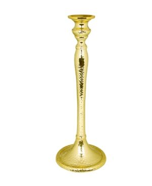 Classic Touch 12.25" Hammered Gold Candlestick | Macys (US)