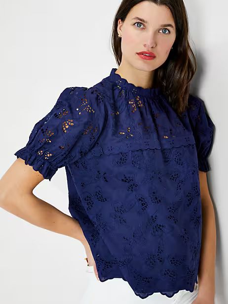 butterfly eyelet top | Kate Spade (US)