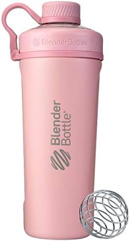 BlenderBottle Radian Shaker Insulated Stainless Steel Water Bottle with Wire Whisk, 26-Ounce, Mat... | Amazon (US)