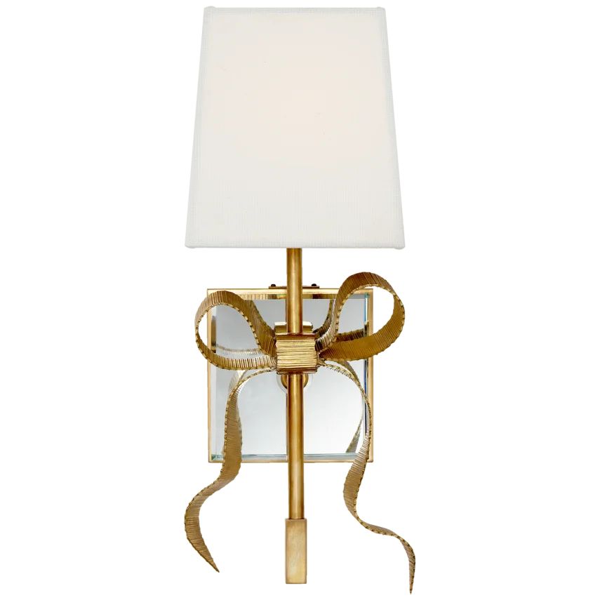 Ellery Gros-Grain Bow Small Sconce | Visual Comfort