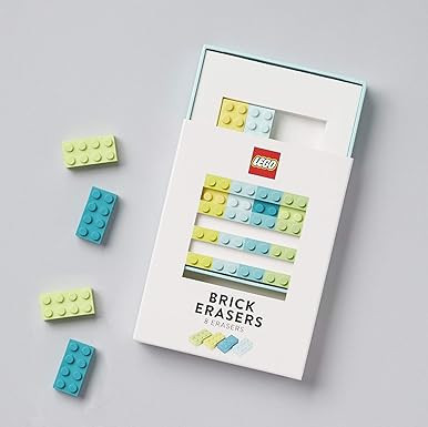 LEGO Brick Erasers (LEGO x Chronicle Books) | Amazon (US)