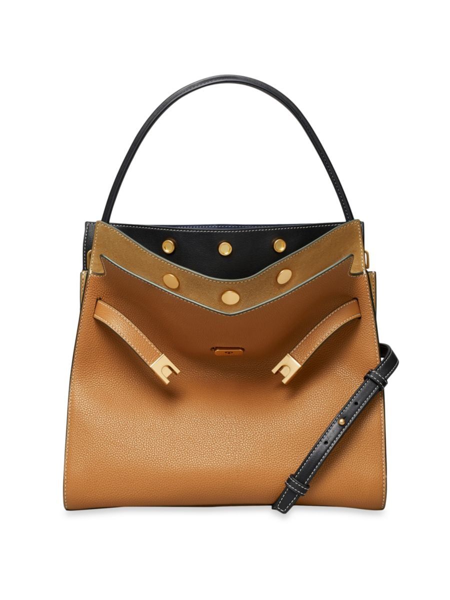 Tory Burch Lee Radziwill Pebbled Double Bag | Saks Fifth Avenue