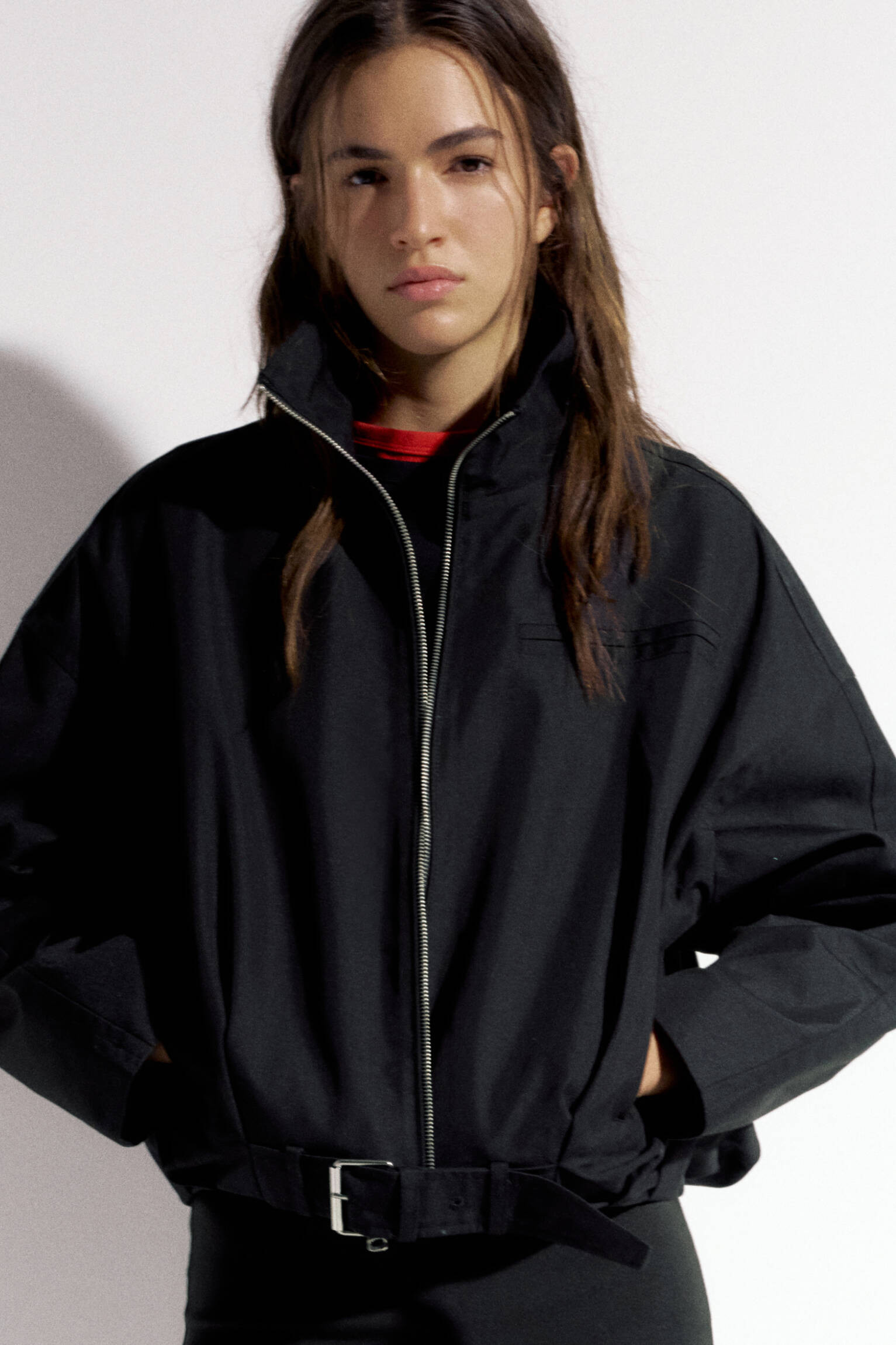 Balloon bomber jacket | Pull&Bear United Kingdom | PULL and BEAR UK