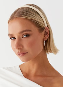 Be Selfish Headband - White | Peppermayo (Global)