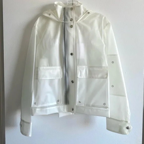 Translucent Helmut Lang Rain jacket | Poshmark