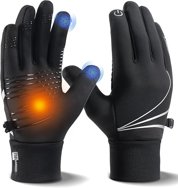 Winter Gloves Men Women, Warm Thermal Windproof Touchscreen Non-Slip,for Cycling Driving Running ... | Amazon (US)