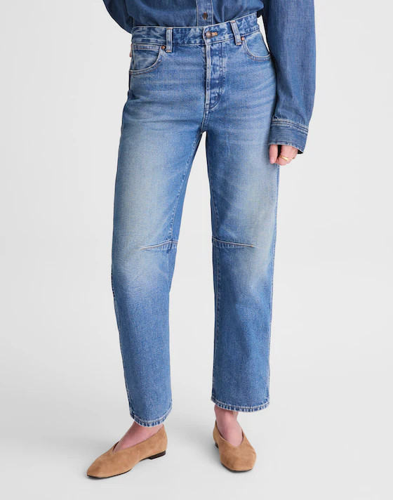 The Darted Barrel-Leg Jean | Madewell