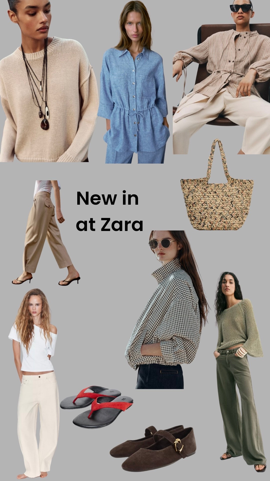 The Summer textures and details are dropping at Zara. Drawstring shirts, flowing trousers, long necklace styles, raffia and light layers

#LTKstyletip #LTKspring #LTKuk