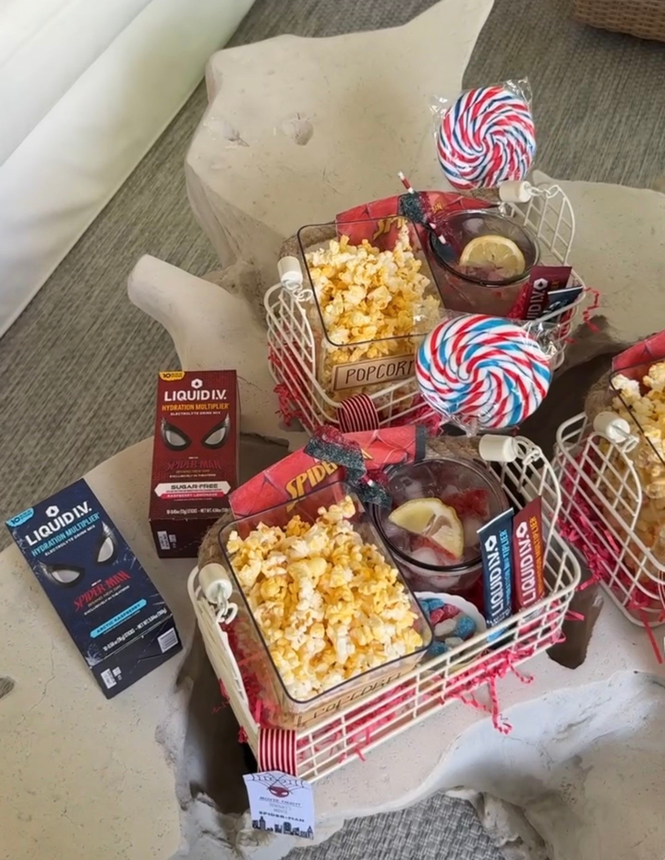#ad Our Spider-Man movie basket isn’t complete without the new limited-edition Liquid I.V. packs from @Target 🕷️ Grab the collectible Arctic Raspberry and Sugar-Free Raspberry Lemonade flavors before seeing Spider-Man: Brand New Day in theaters July 31st 🎥 #TargetPartner #LiquidIVPartner #SpiderManBrandNewDay #Sponsored @liquidIV @SPIDERMANMOVIE #LIKETKIT @shop.ltk