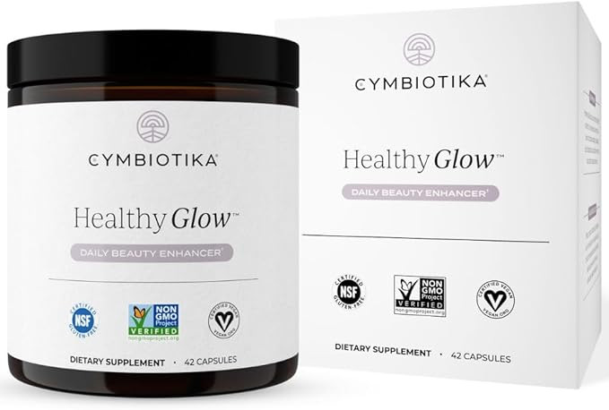 CYMBIOTIKA Healthy Glow Anti Aging Supplement, Skin Care & Collagen Production Support for Women ... | Amazon (US)