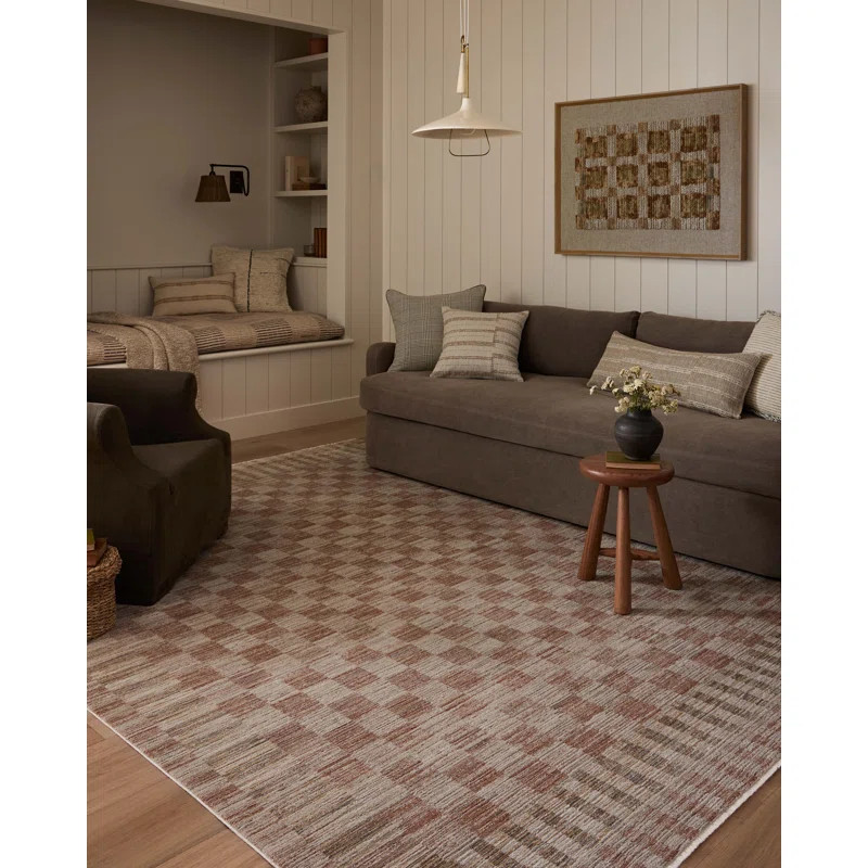Amber Lewis x Loloi Cali Brick / Natural Area Rug | Wayfair North America