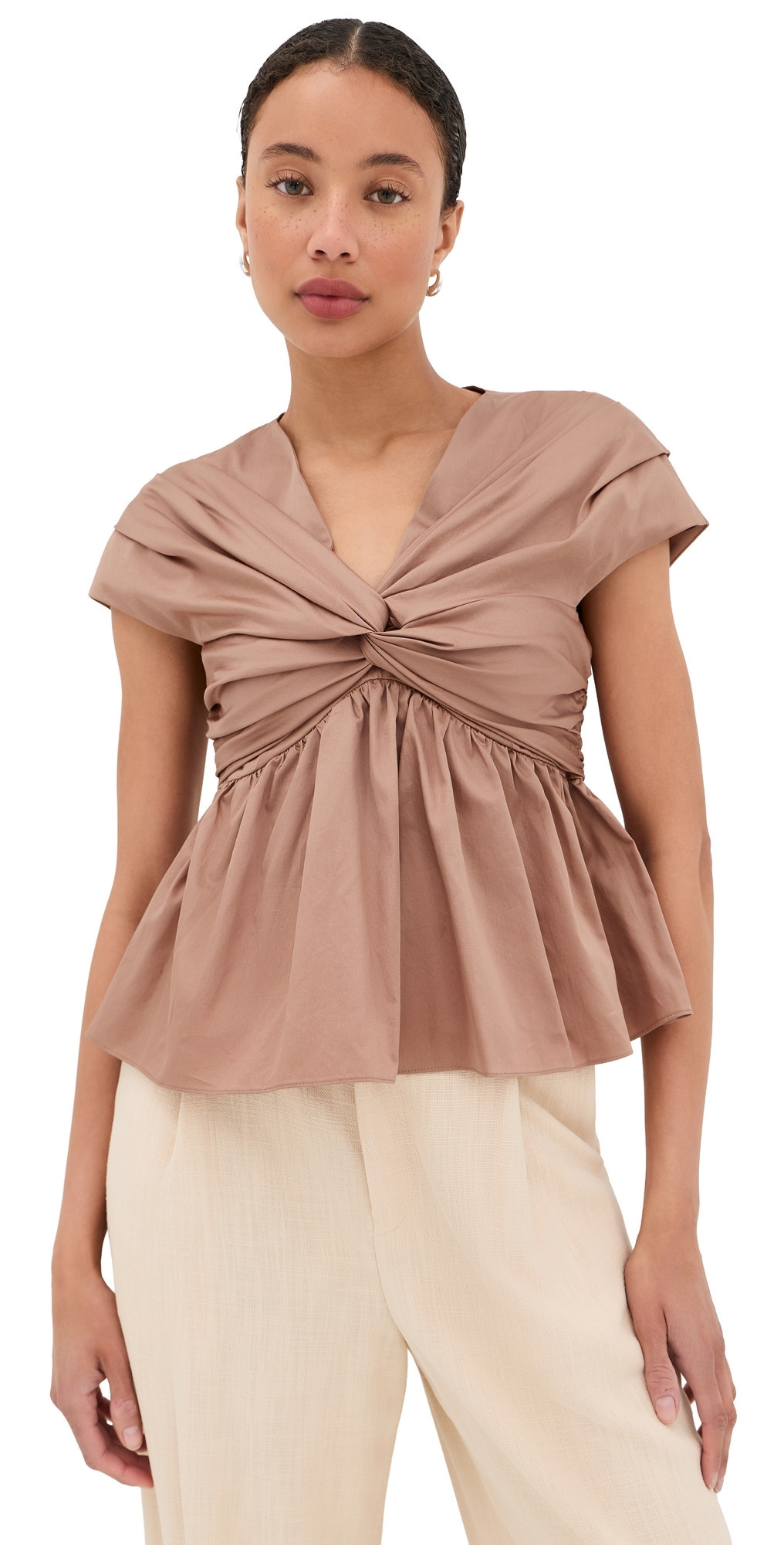 TOVE Ruhi Top Mink 36 | Shopbop