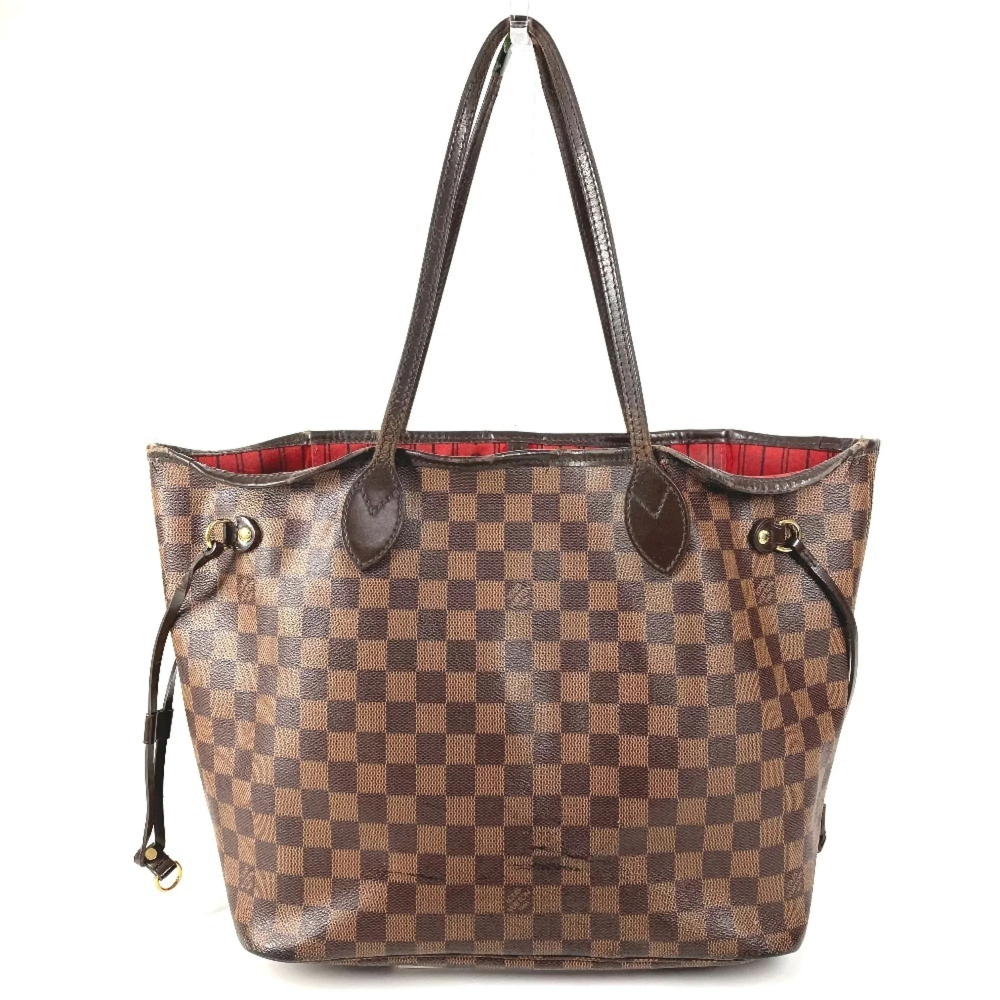 Pre-Owned LOUIS VUITTON N41358 Damier Neverfull MM Bag Shoulder Handbag Tote Canvas Men's... - Wa... | Walmart (US)