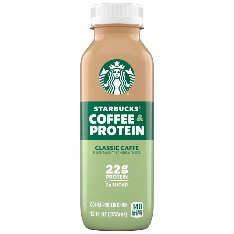 Starbucks Coffee & Protein Classic Caffe 12 fl oz Bottle | Walmart (US)