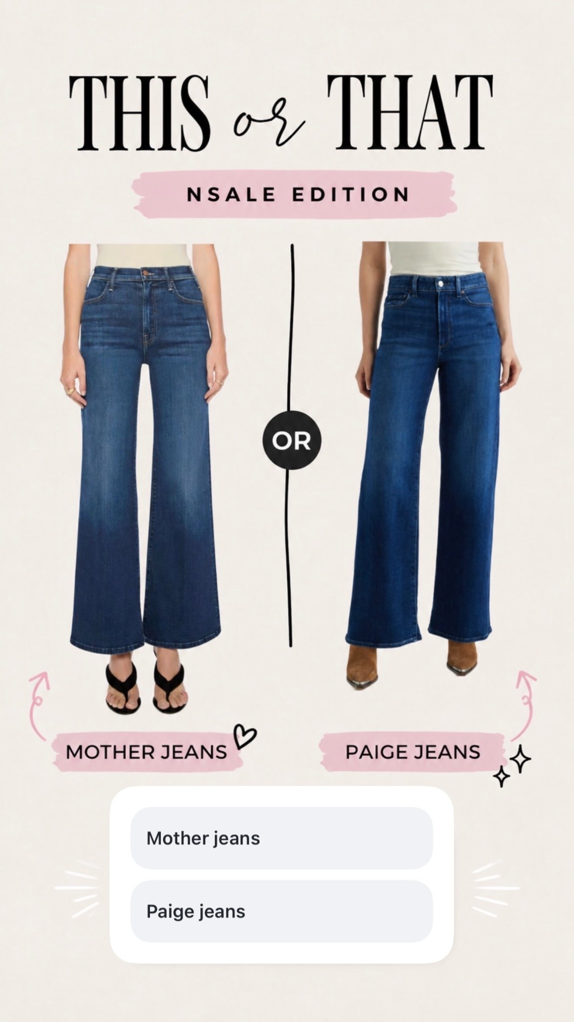 Both are amazing. Pay attention to the inseams. The mother are long. Worth it for me to hem tho with the sale.  Soooo good.

#LTKSaleAlert #LTKOver40 #LTKSeasonal
