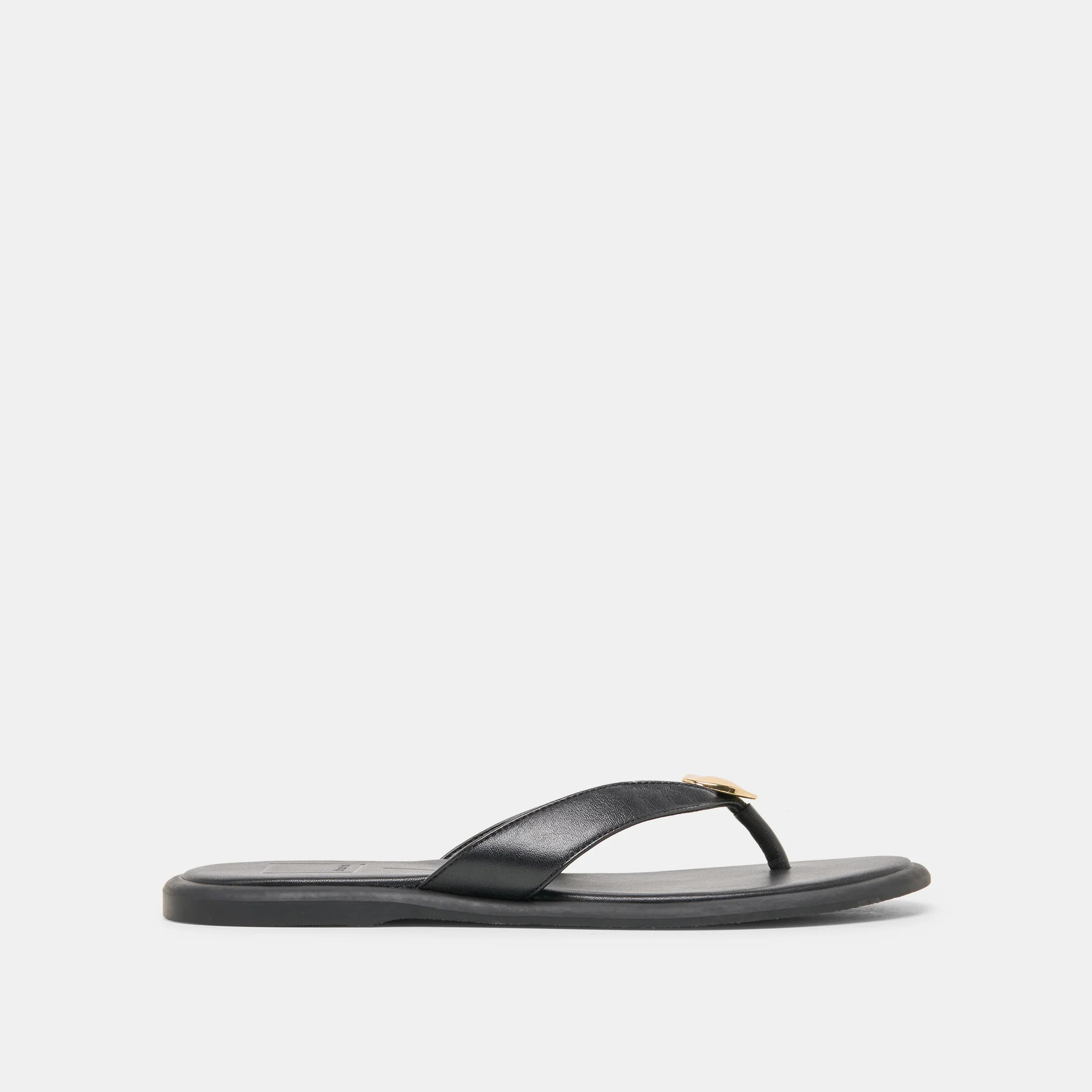 Jaina Black Leather Sandals | Dolce Vita | DolceVita.com