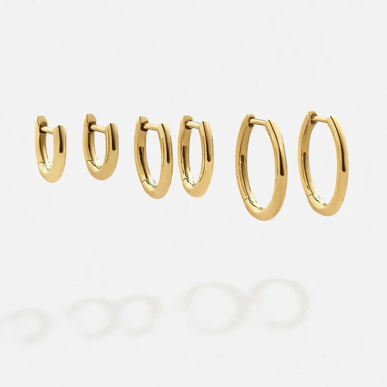 Verbena 18K Gold Earring Set - 18K Gold | BaubleBar