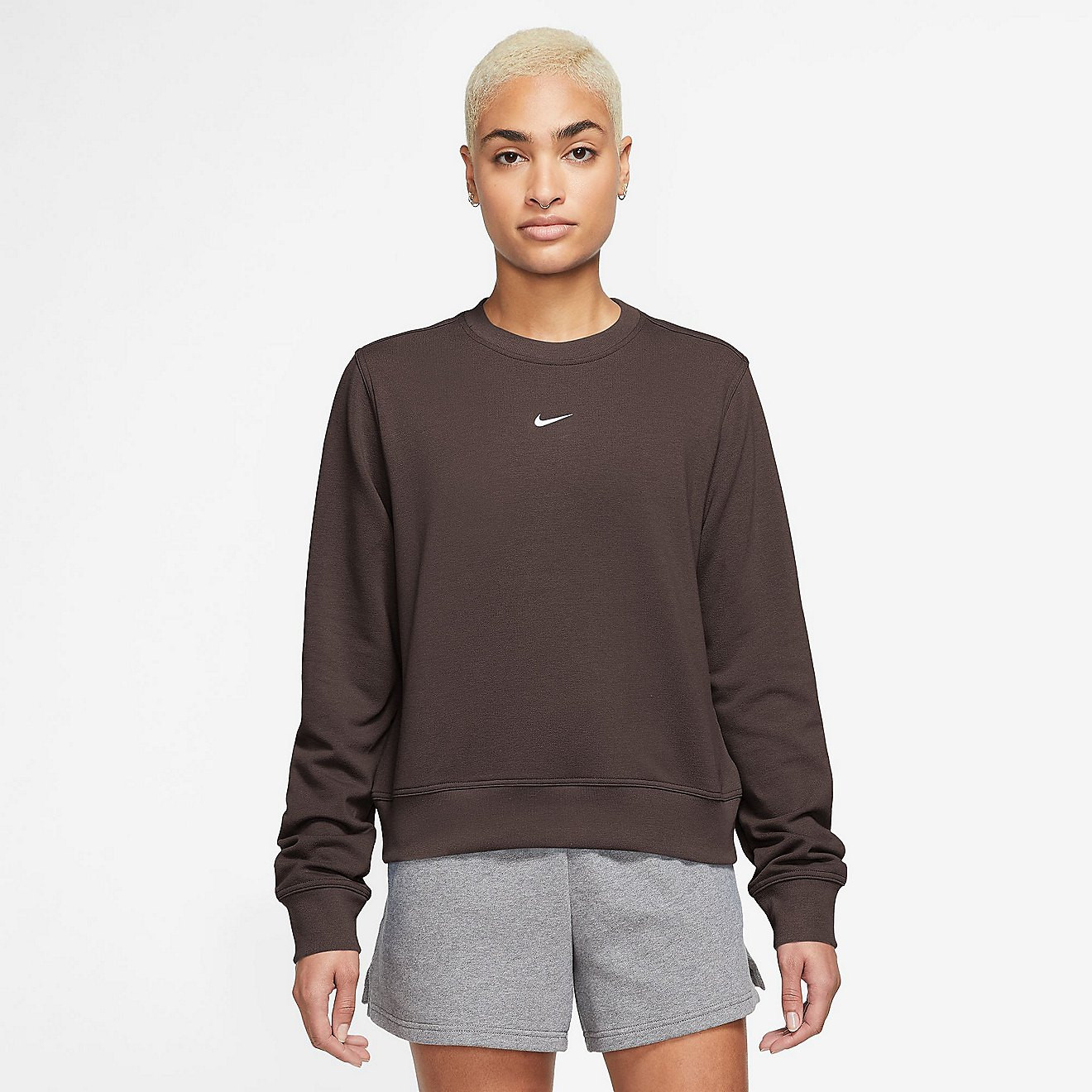 Nike Women's Dri-FIT Crew Neck French Terry Sweatshirt | Academy Sports + Outdoors