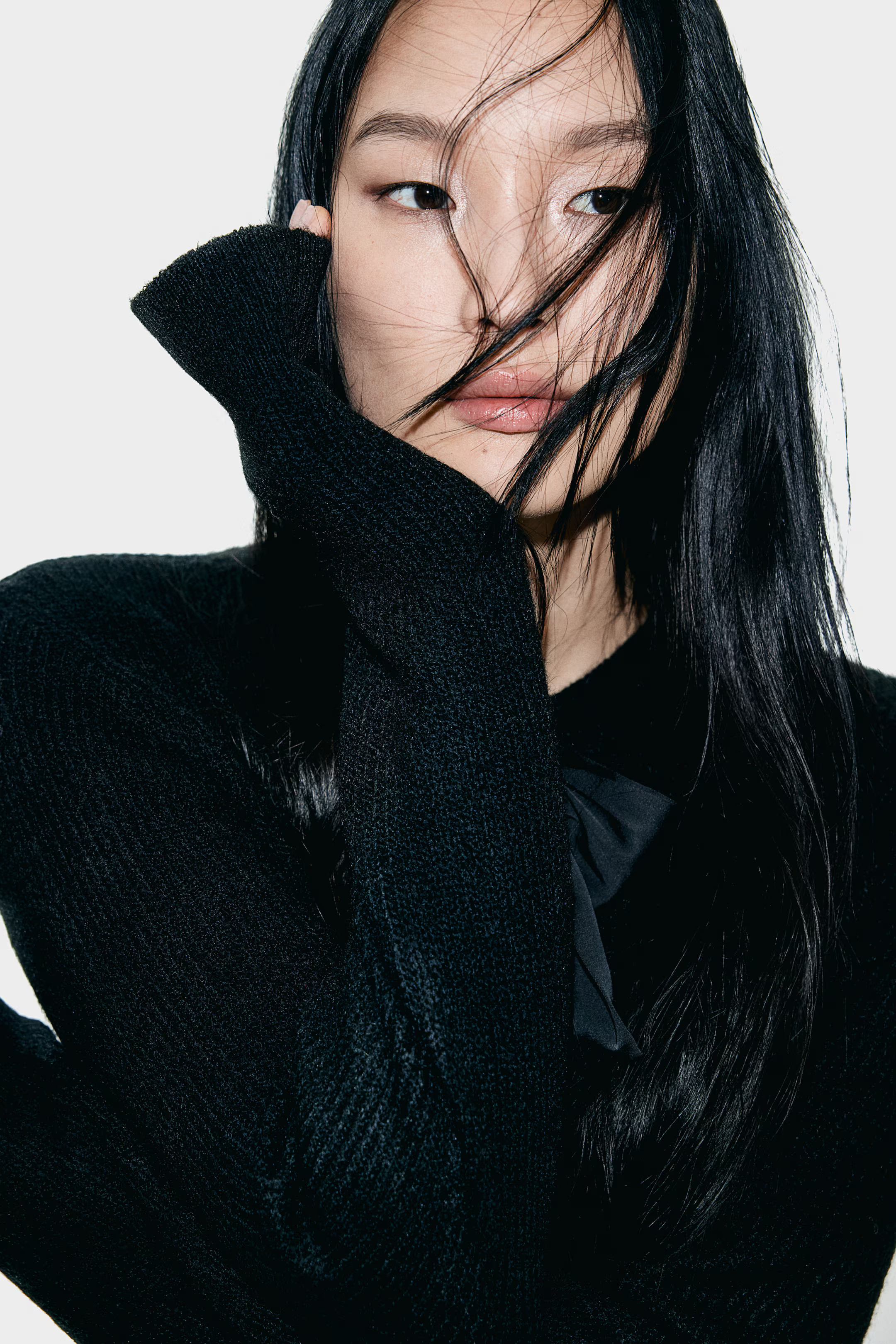 Bow-front rib-knit cardigan | H&M (UK, MY, IN, SG, PH, TW, HK)