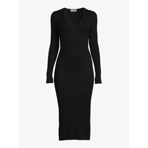 Sofia Jeans by Sofia Vergara Women's Back Twist Sweater Dress - Walmart.com | Walmart (US)