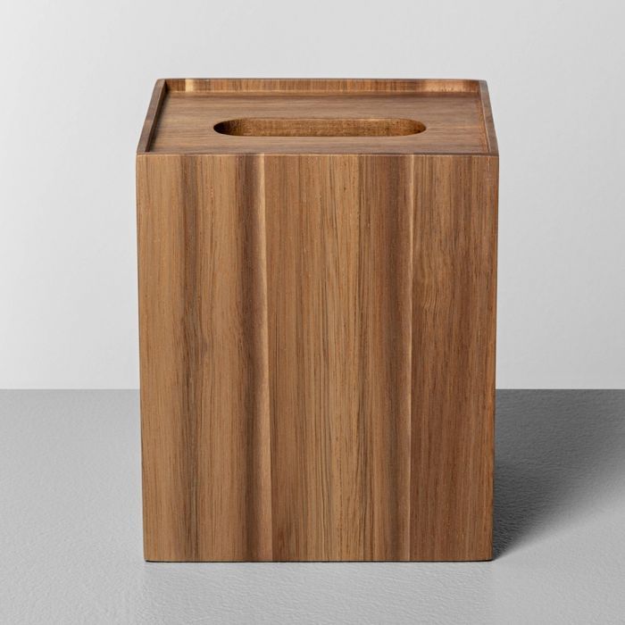 Tissue Box Holder Wood - Hearth & Hand™ with Magnolia | Target