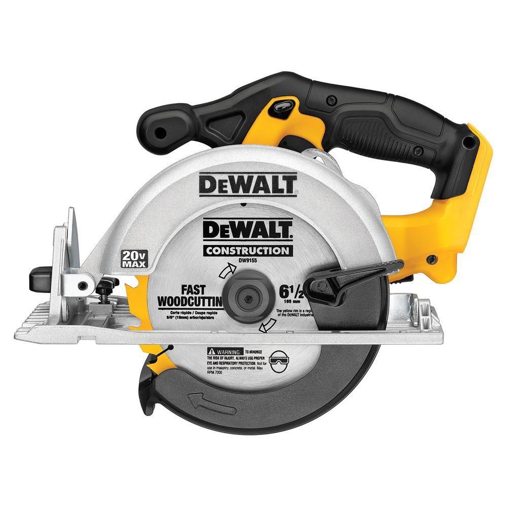 20-Volt MAX Lithium-Ion Cordless 6-1/2 in. Circular Saw (Tool-Only) | The Home Depot