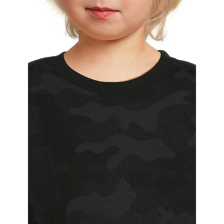 Garanimals Toddler Boy Long Sleeve Print Fleece Sweatshirt, Sizes 2T-5T - Walmart.com | Walmart (US)