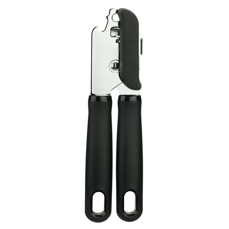 Mainstays Black 2 Ply Manual Can Opener with Integrated Bottle Opener | Walmart (US)