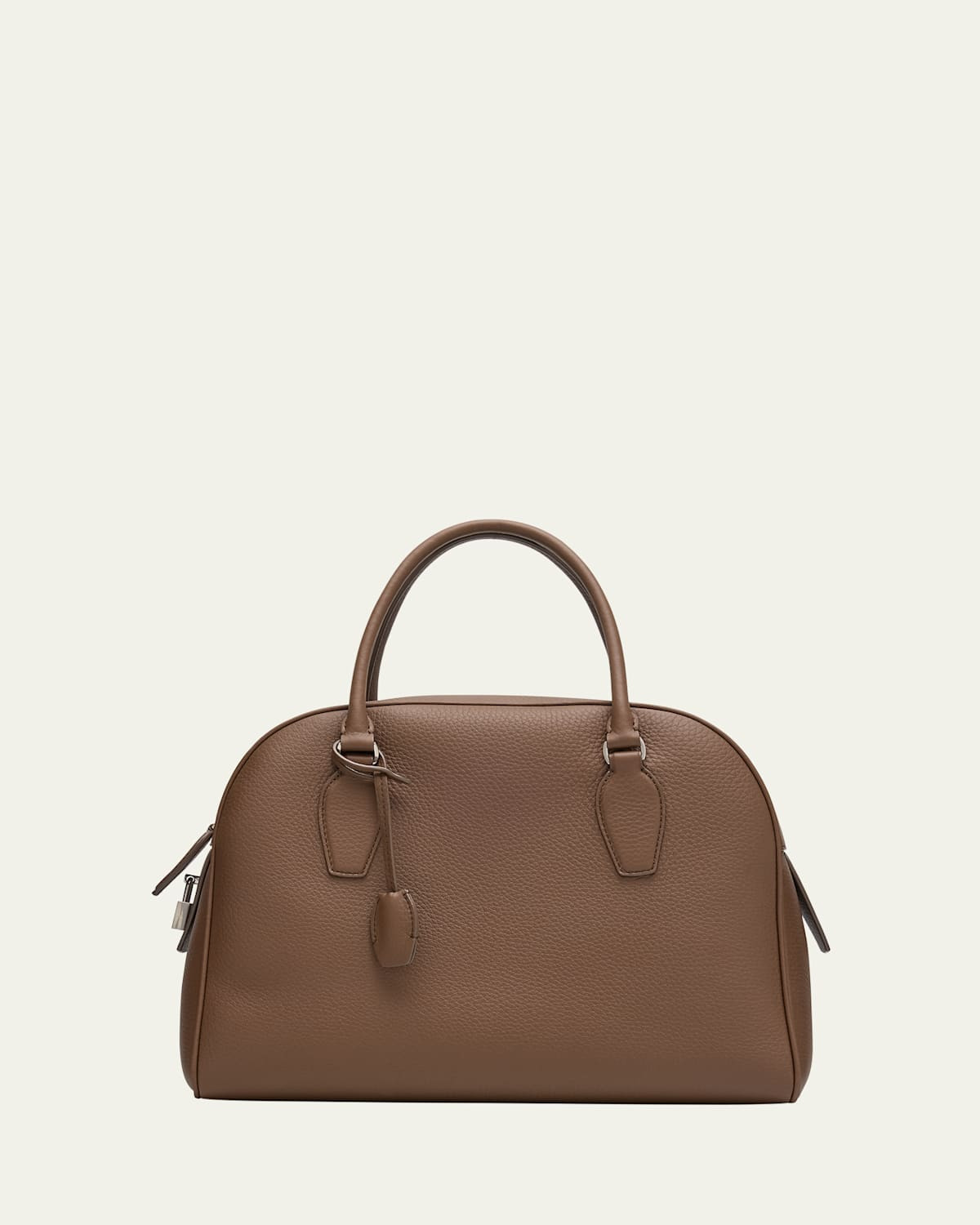 India 12.00 Top-Handle Bowling Bag in Leather | Bergdorf Goodman