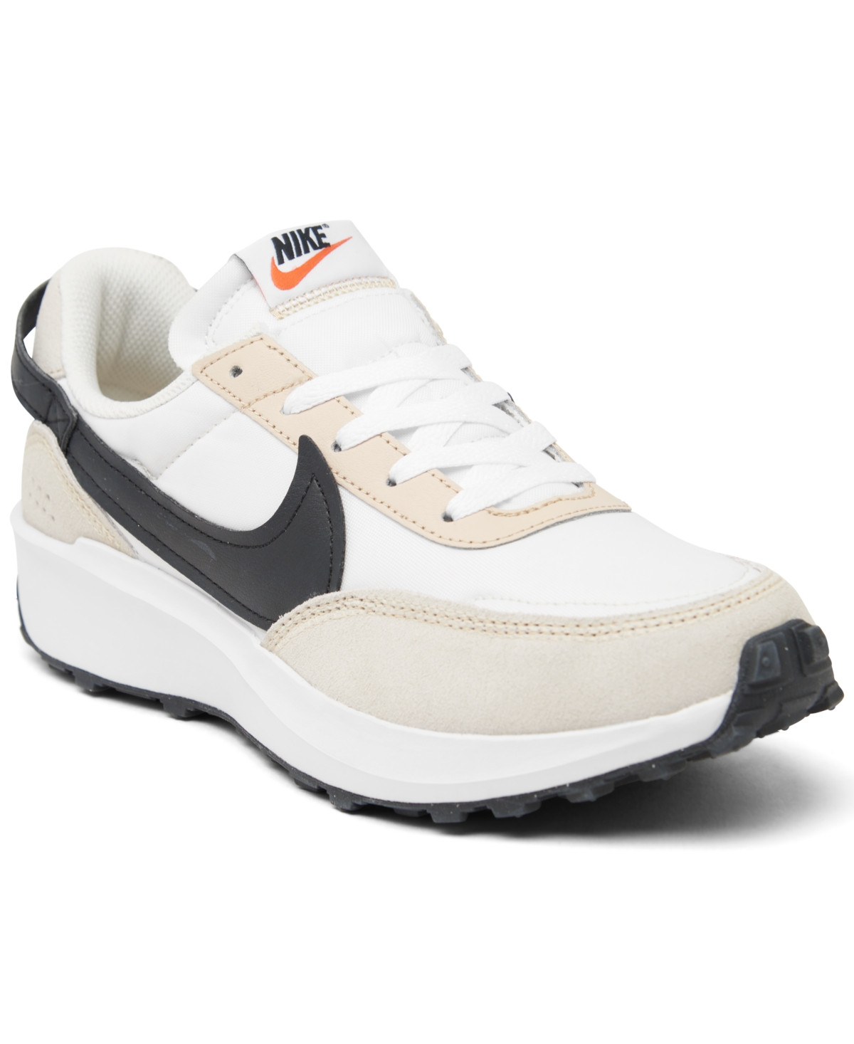 Nike Women's Waffle Debut Casual Sneakers from Finish Line - Sandrift, Black | Macy's