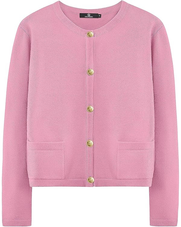 LILLUSORY Women's Cardigan Sweaters Fall Oufits Clothes Fashion Trendy Long Sleeve Tops Casual Kn... | Amazon (US)