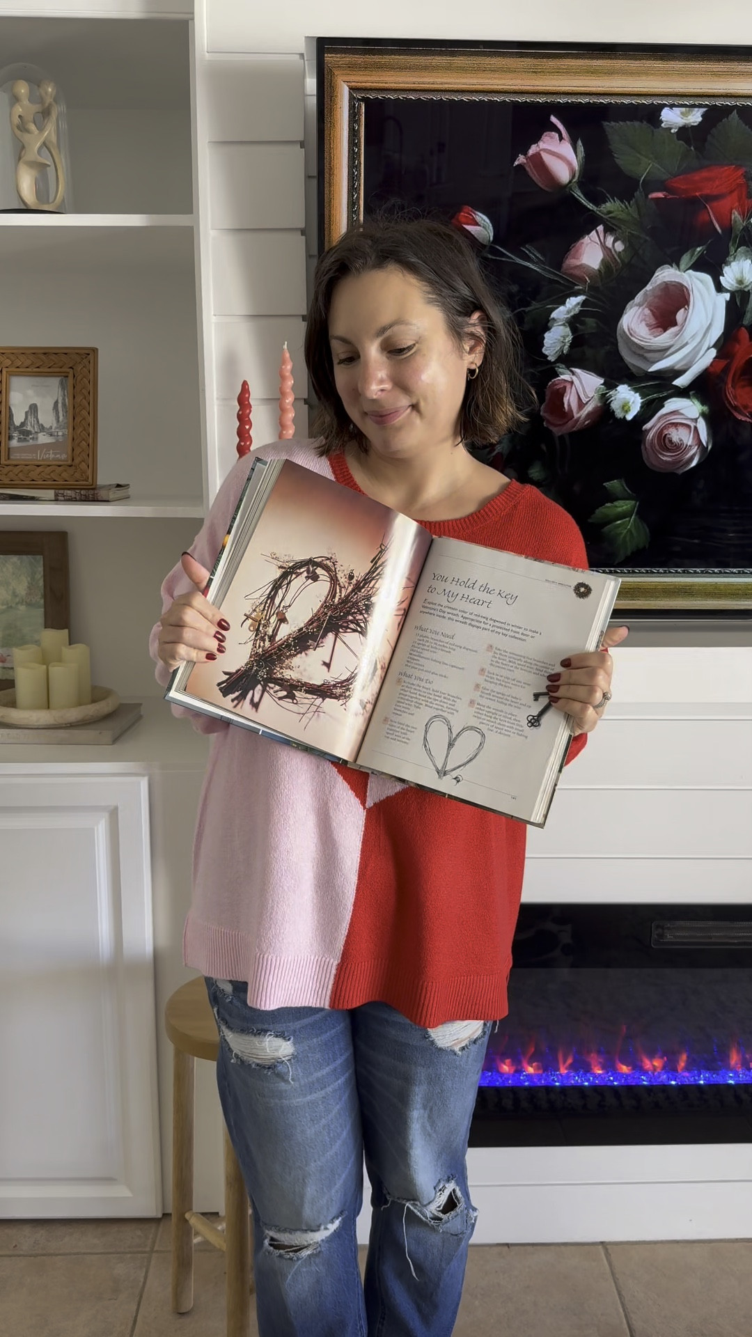 Welcome to my new wreath making series! I thrifted this wreath book for $1 and had no idea it would inspire me to actually craft thru it! 