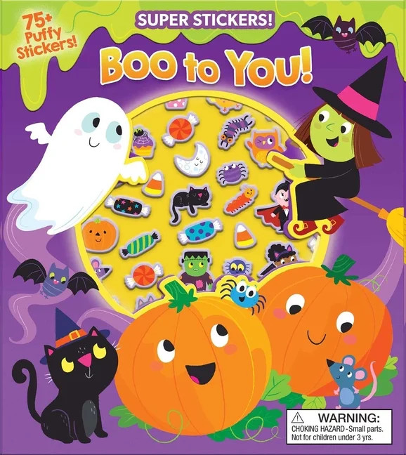 Super Puffy Stickers!: Halloween Super Puffy Stickers! Boo to You! (Paperback) - Walmart.com | Walmart (US)