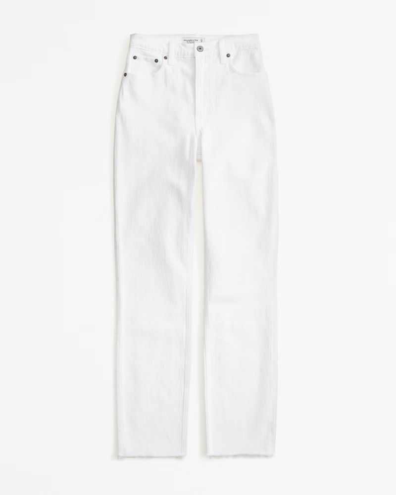 Women's Ultra High Rise 90s Straight Jean | Women's Clearance | Abercrombie.com | Abercrombie & Fitch (US)