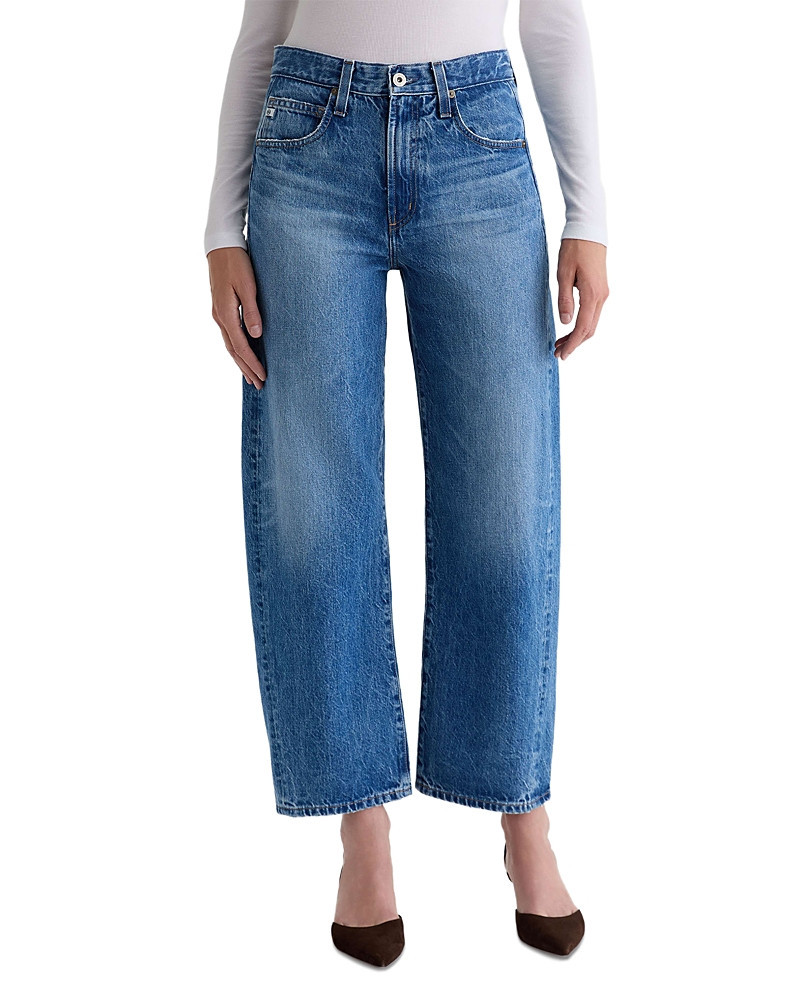 Ag Hattie High Rise Barrel Leg Jeans in Candid | Bloomingdale's (US)