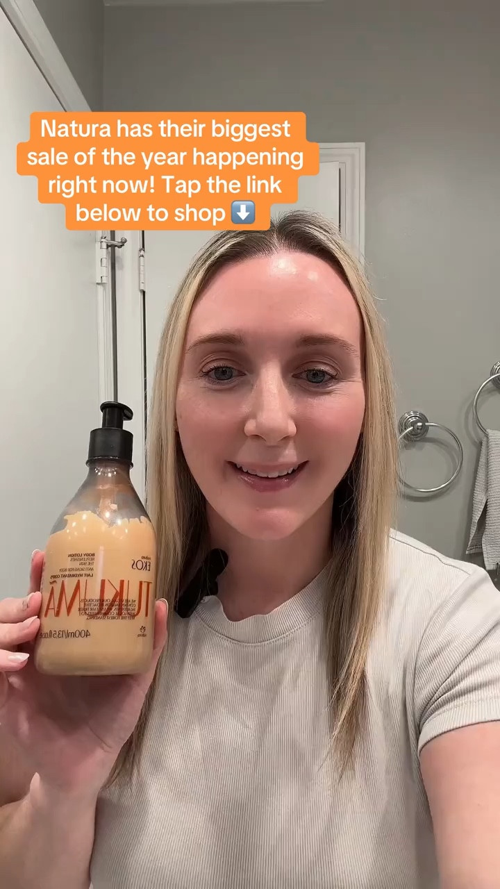 Run, don’t walk — Natura’s biggest sale of the year is here 🌿✨ You can only shop this sale on TikTok Shop though so head on over there! 

This is your sign to finally try (or restock) your favorites. The Tukuma Body Lotion is a must — it leaves your skin so soft, hydrated, and glowy.  

I’m stocking up while everything’s on sale… because deals like this don’t come around often 👀  

#Natura #BeautyDeals #BodyCare #SkincareRoutine #SaleAlert 

#LTKselfcare #LTKdayinmylife #LTKBeauty