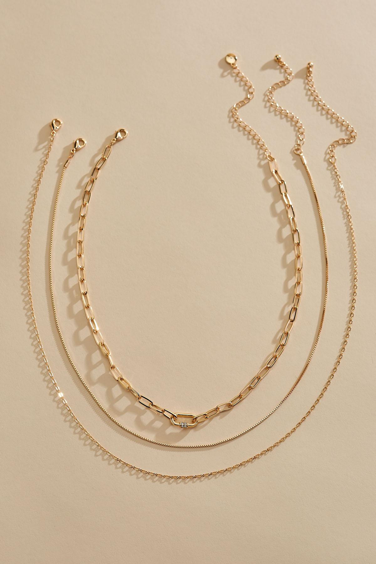 delicate chains necklace set | Versona