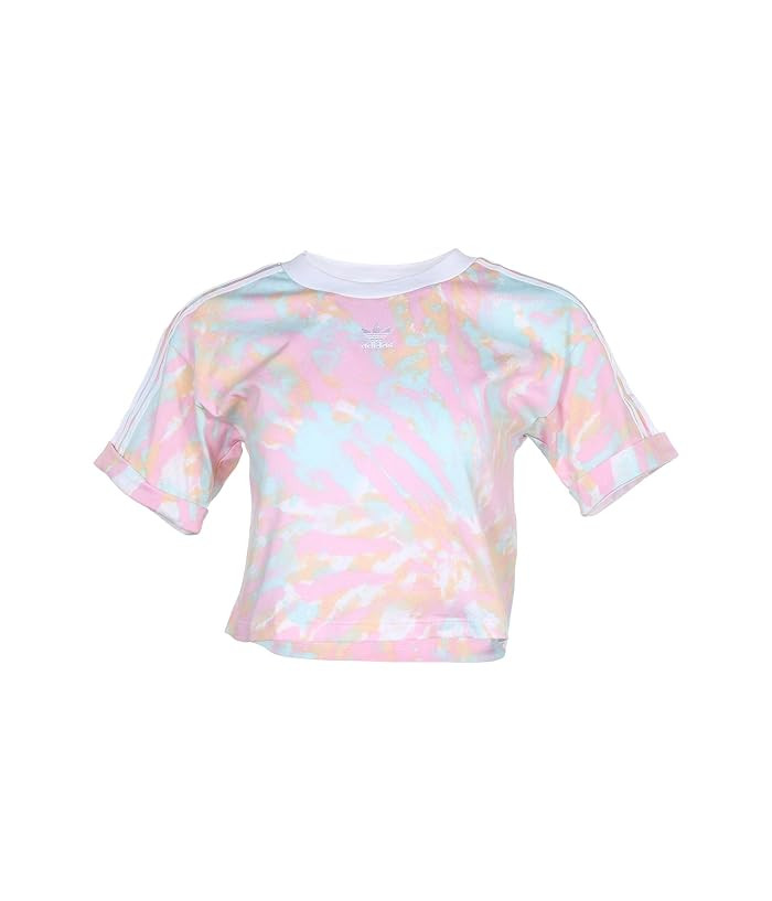 adidas Originals Crop Top (Multicolor/White/True Pink/Vapour Blue) Women's Clothing | Zappos